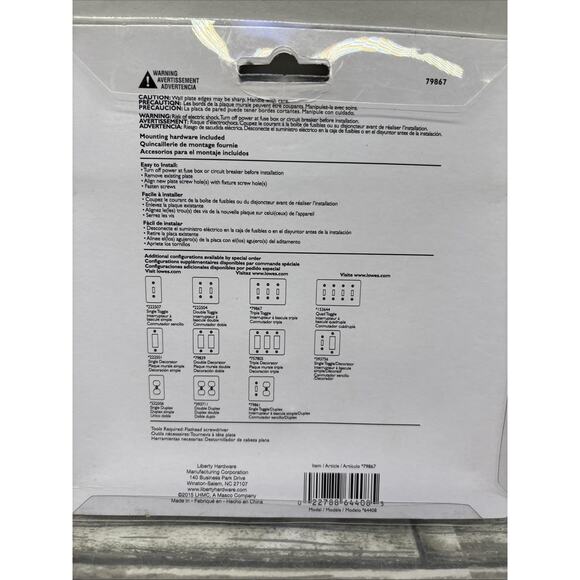 Brainerd Beaded Triple Toggle Wall Switch Plate 79867 Brushed Bronze {1} - Picture 8 of 11